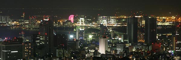 Odaiba viewed from Roppongi Hills Tower, Tokyo, 2006-05, (C) Seiji Yoshimoto