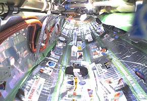 Interior View of of Genesis 1 in Orbit, Courtesy of Bigelow Aerospace