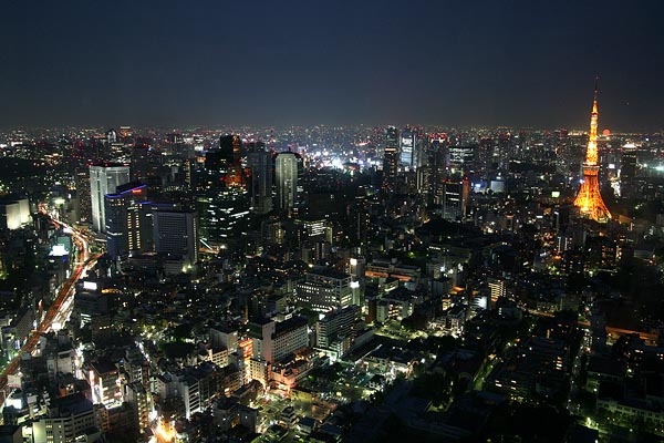 Central Tokyo viewed from Roppongi Hills Tower, Tokyo, 2006-05, (C) Seiji Yoshimoto
