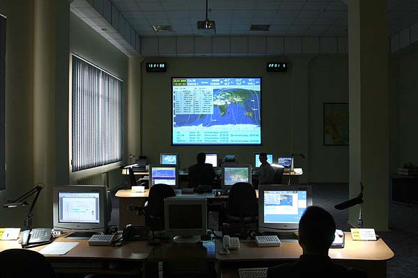 Spacecraft Control Room in National Space Facilities Control and Testing Center, Eupatoria, Special Thanks to NSAU, (C) Seiji Yoshimoto
